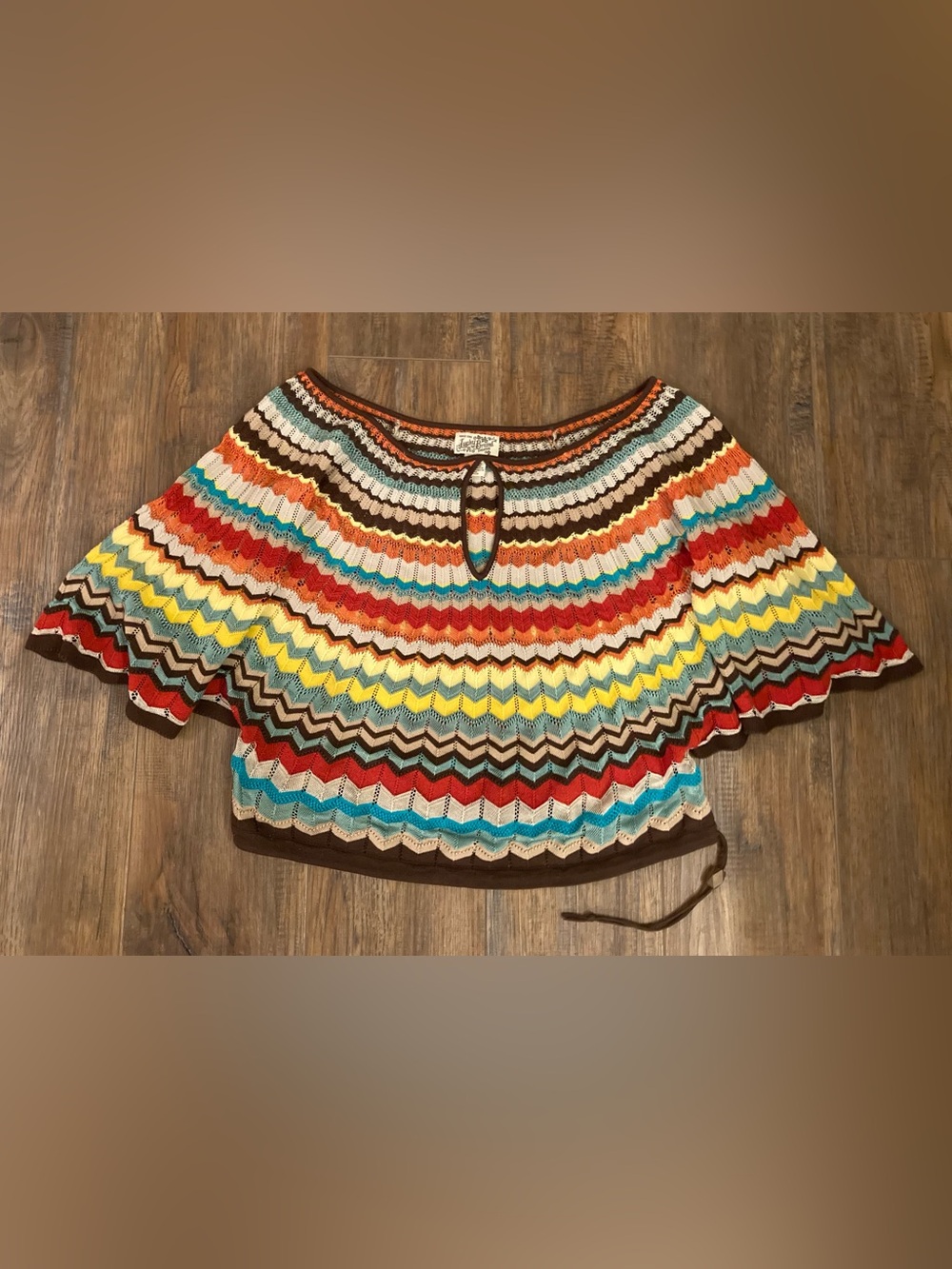 NWOT Lucky Brand Poncho Top Sweater